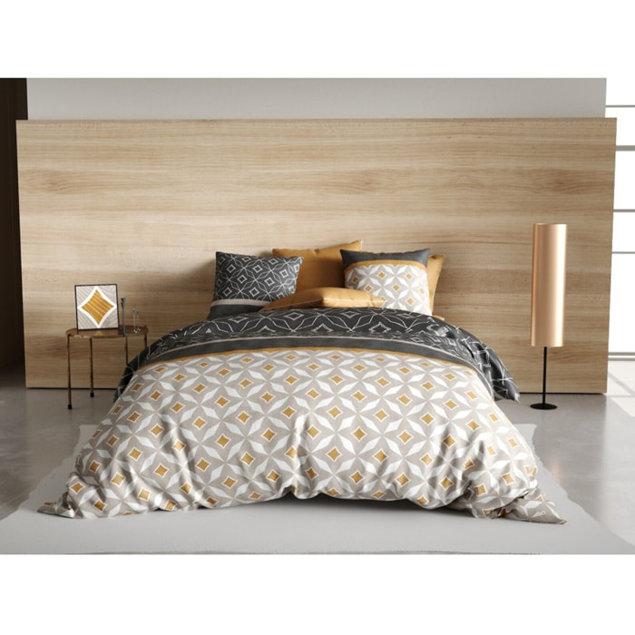 Parure Housse De Couette 3pcs 100% coton 57fils Ota