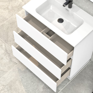 Conjunto de baño IRONA 3C, 70cm, incluye lavabo y espejo