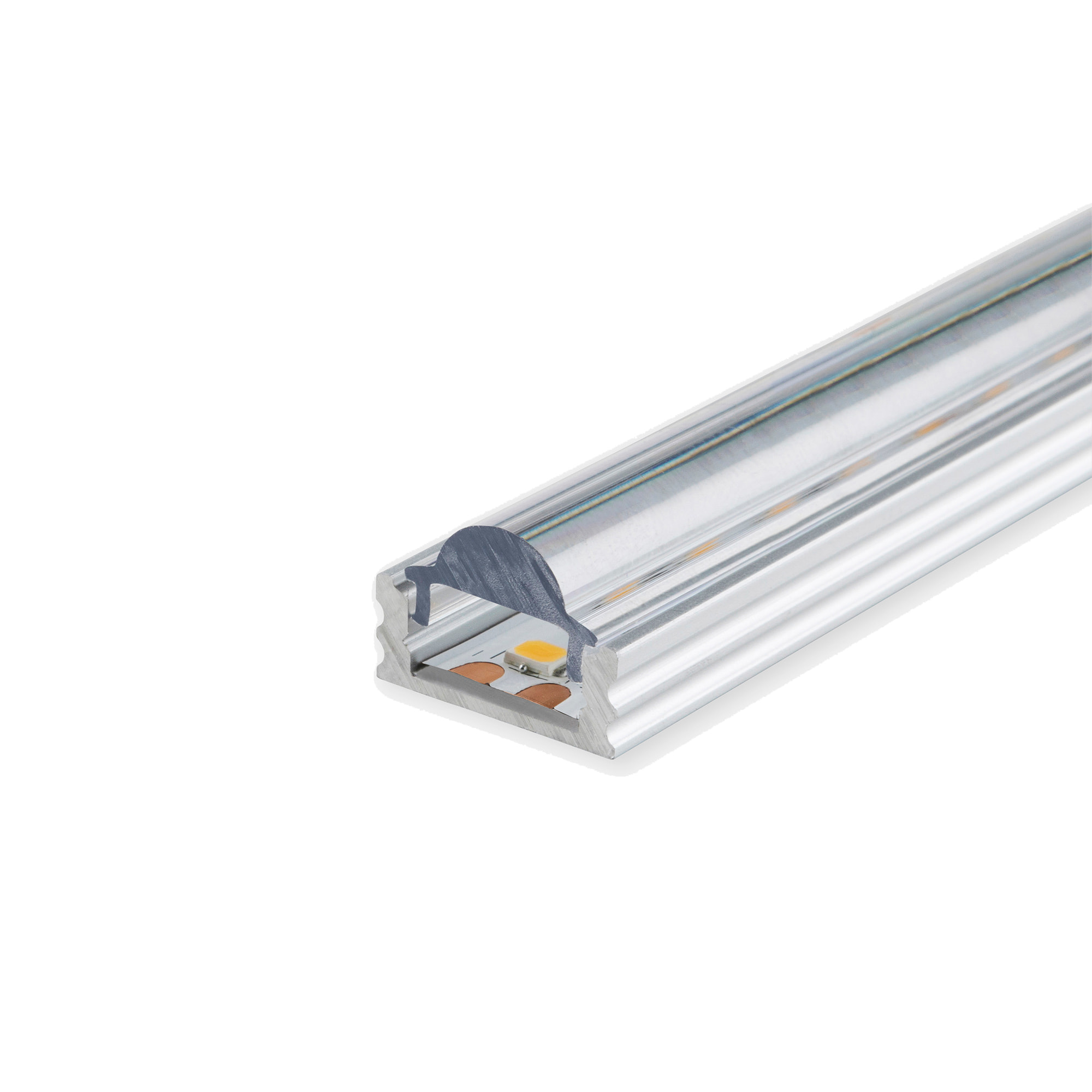 LEDS·C4 Sistema Lineal Lineal Aluminio Anodizado, Transparente Iluminación Lineal de Alta Calidad para Proyectos Modernos