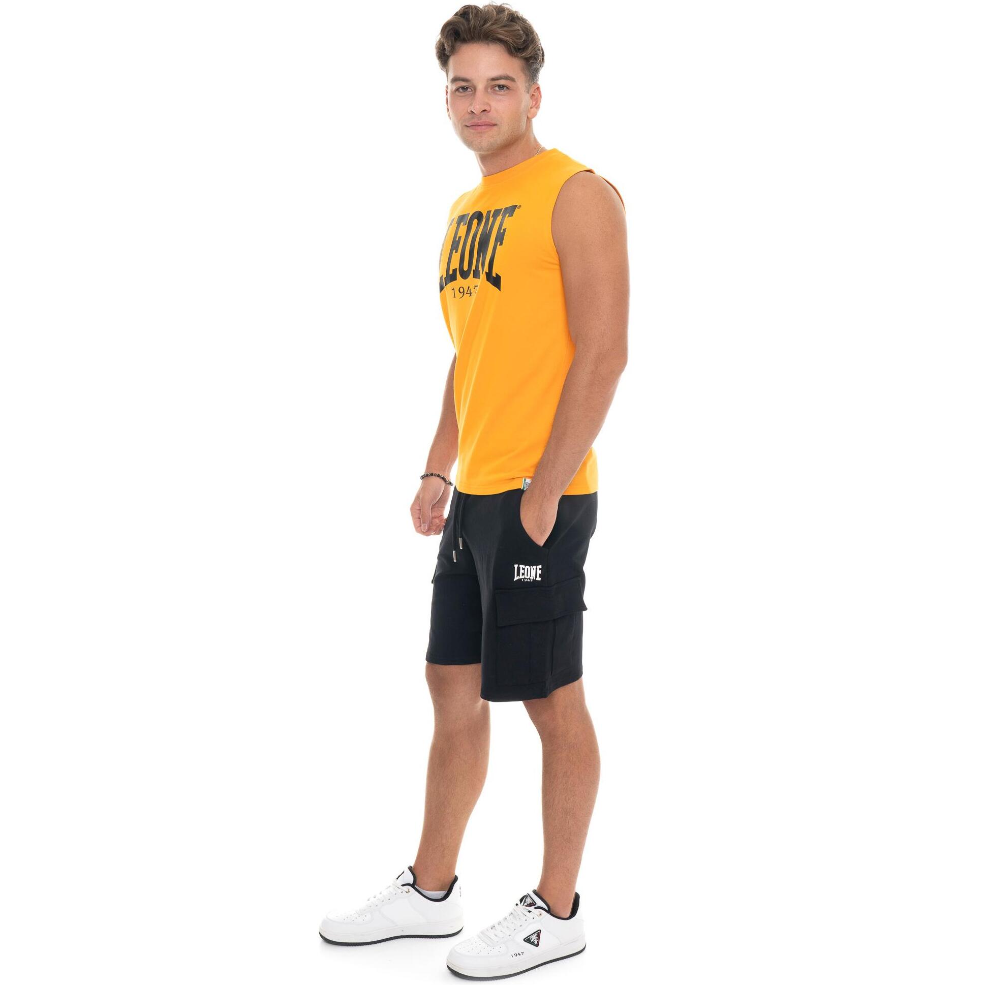Bermudas cargo para hombre con logotipo pequeño