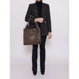 Borsa a spalla da donna - Modello Seraphina Ultra - Vera pelle - 34.0 x 32.0 x 11.0 cm