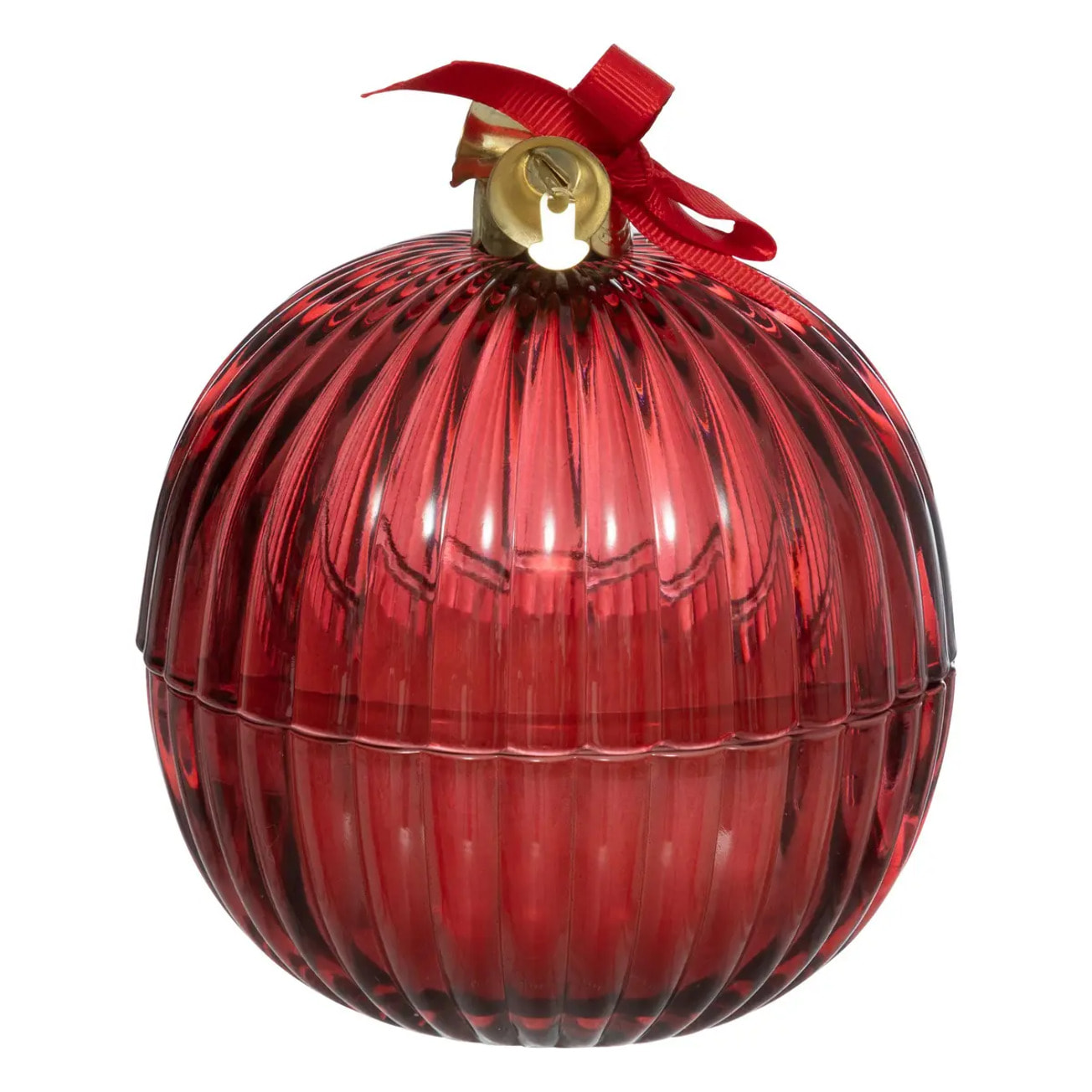 Bougie parfumée verre boule 150g