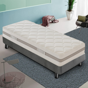 Materasso 90x200 Molle insacchettate e memory foam 9 Zone differenziate Altezza 22 cm