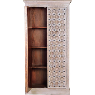 Armario de Madera de Mango 97 Cm Estilo Mediterráneo Moderno