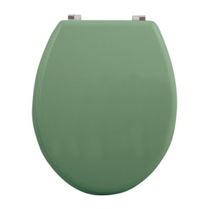 Abattant wc MDF CLEO Vert Basil mat - Charnières en Inox MSV