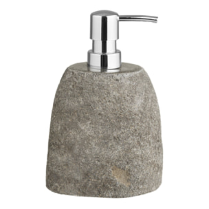 Dispenser sapone Gara in pietra riverstone naturale