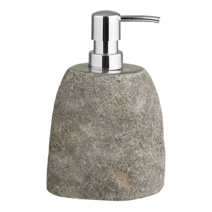 Dispenser sapone Gara in pietra riverstone naturale