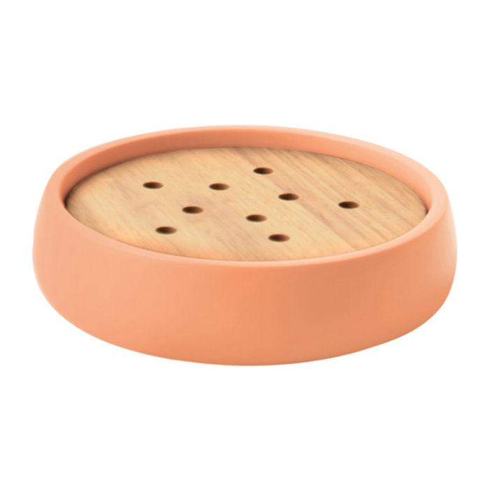 Porte savon Polyrésine & Bois SVEN Pêche Spirella