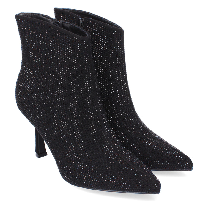 Botines de Tacón para Mujer, Comodas y Elegantes con Brillos