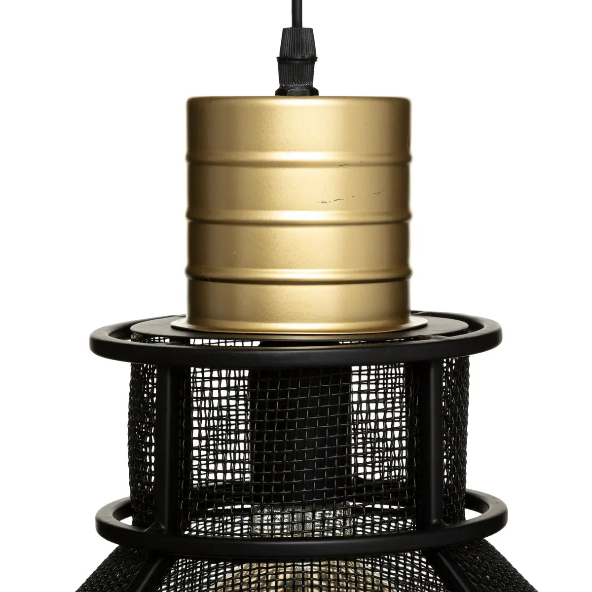 Suspension "Rodo" métal noir D32cm