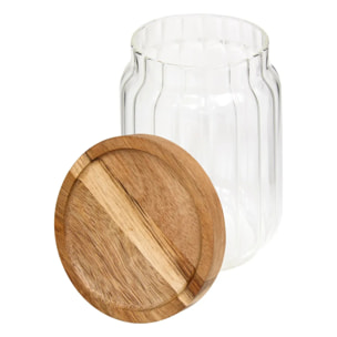 Bocal Harmony 0,5L cylindrique en verre