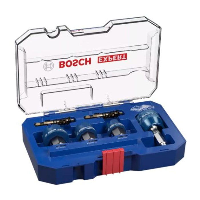 Coffret Scie trépan carbure Expert Métal BOSCH Ø22/25/32 mm - 3 pièces - 2608900502