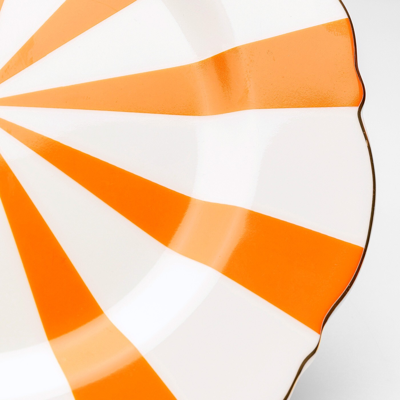 Assiettes Harlequin 22cm oranges set de 6 Kare Design