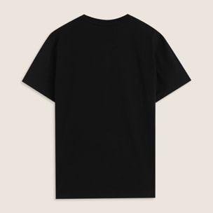 T-shirt Regular con Scollo girocollo e logo in tono colore