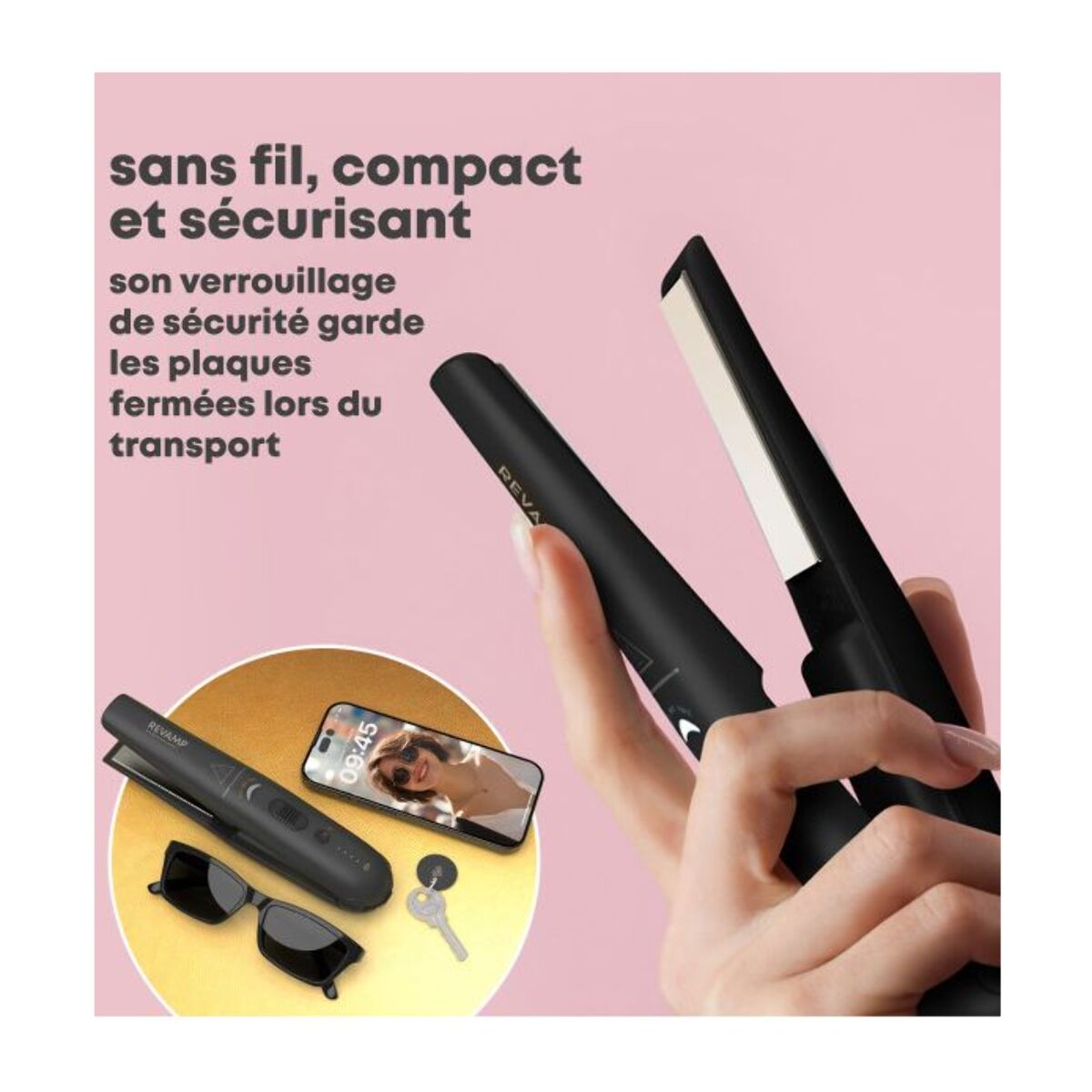 Lisseur sans fil REVAMP Compact Liberté Progloss
