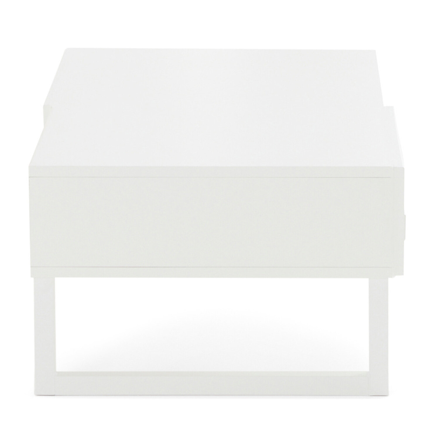 Sofia - table basse - blanc mat - 1 niche - 110 cm - Blanc
