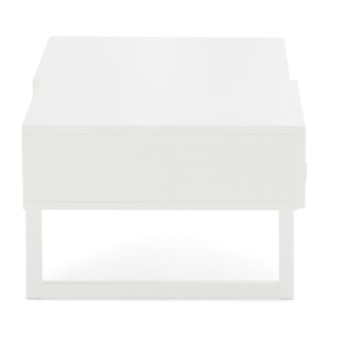 Sofia - table basse - blanc mat - 1 niche - 110 cm - Blanc