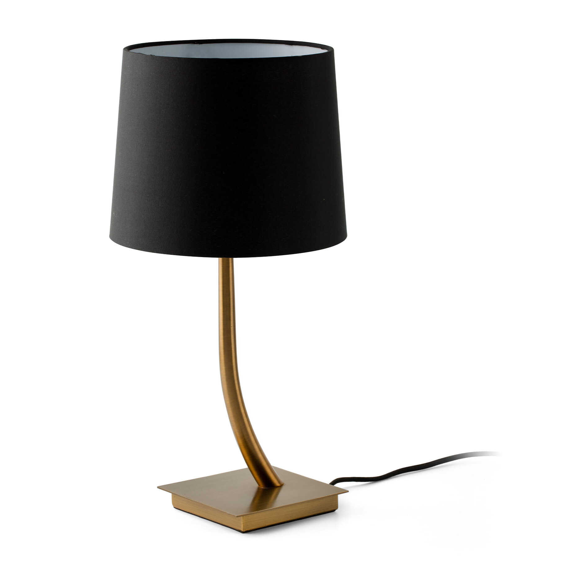 REM Lampe de table bronze/noire