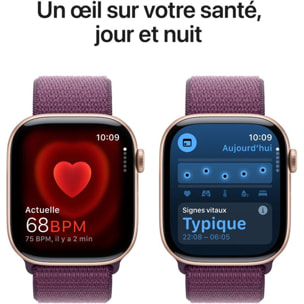 Montre connectée APPLE WATCH Serie 1046mm Alu/Or Rose Loop