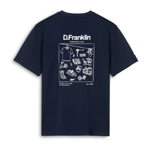 Camiseta Hombre Mediterranean Azul Marino