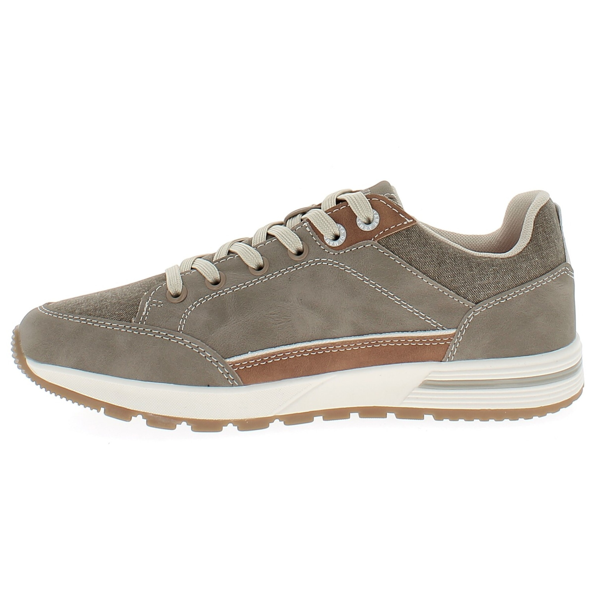 Armata di Mare Scarpe Uomo Sneakers Casual Stringate con Soletta Rimovibile in Memory Foam AMU 1L915 Taupe