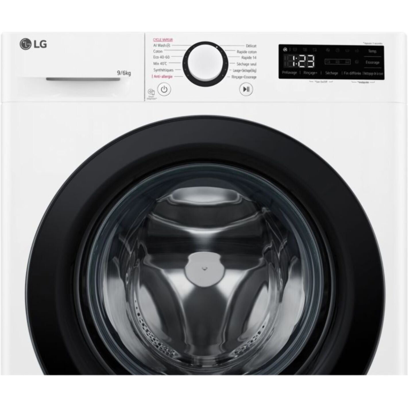 Lave linge séchant hublot LG F964R35WRS