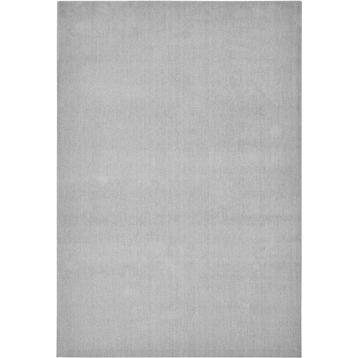 Tappeto Salotto Tinta Unita Grigio Chiaro