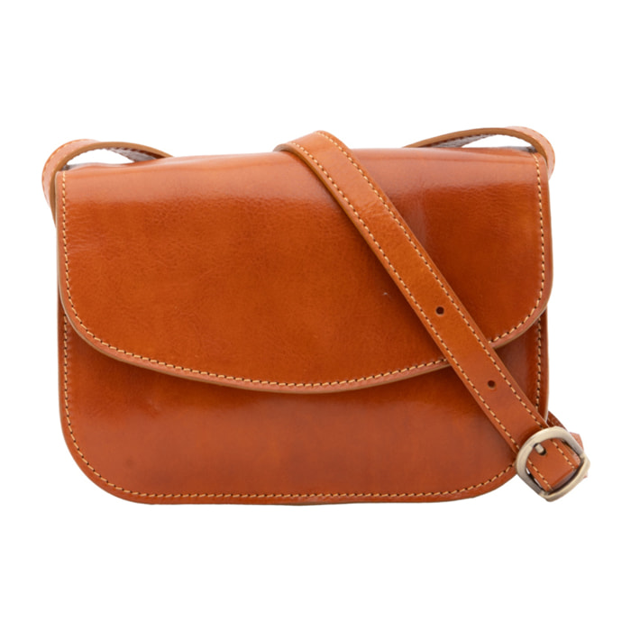 Borsa a tracolla  da donna In Vera pelle Made in Italy 22x16x9,5 cm