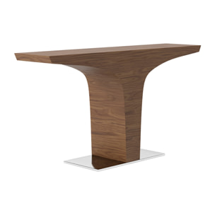 Consola Angel Cerda de nogal 150x35x80cm