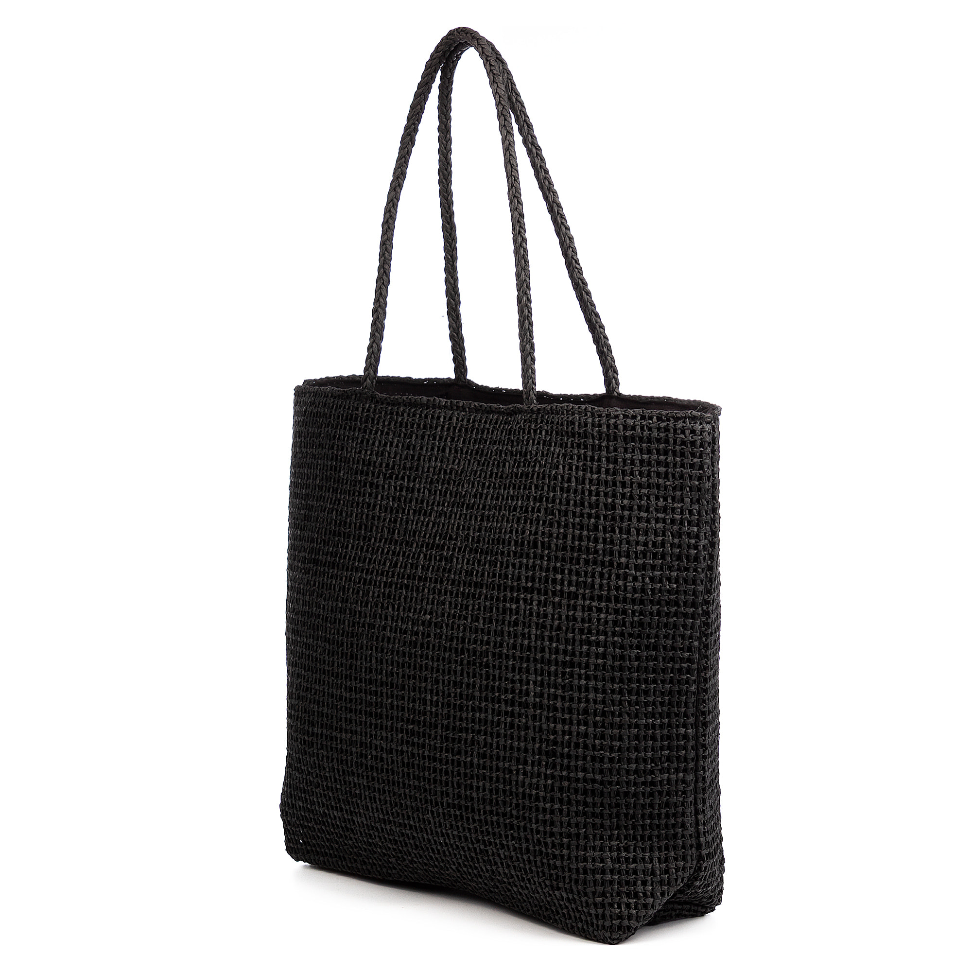 Bérgamo Bolso de mano Mujer. Fabricado en paja trenzada diseño "Summer".