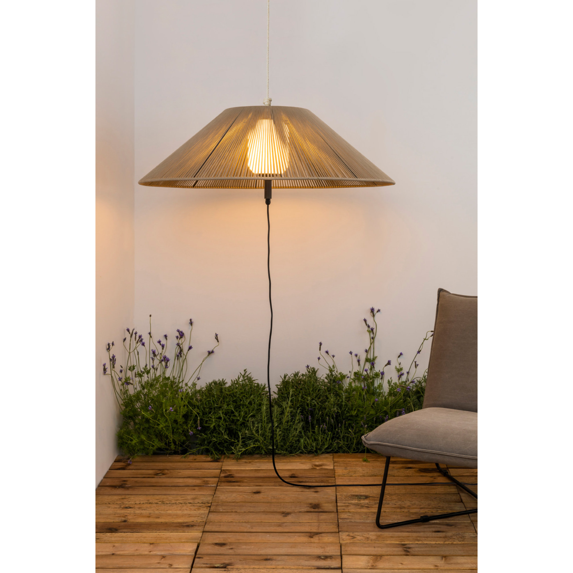 SAIGON OUT C100 Lampe portable et suspension ocre hole cap