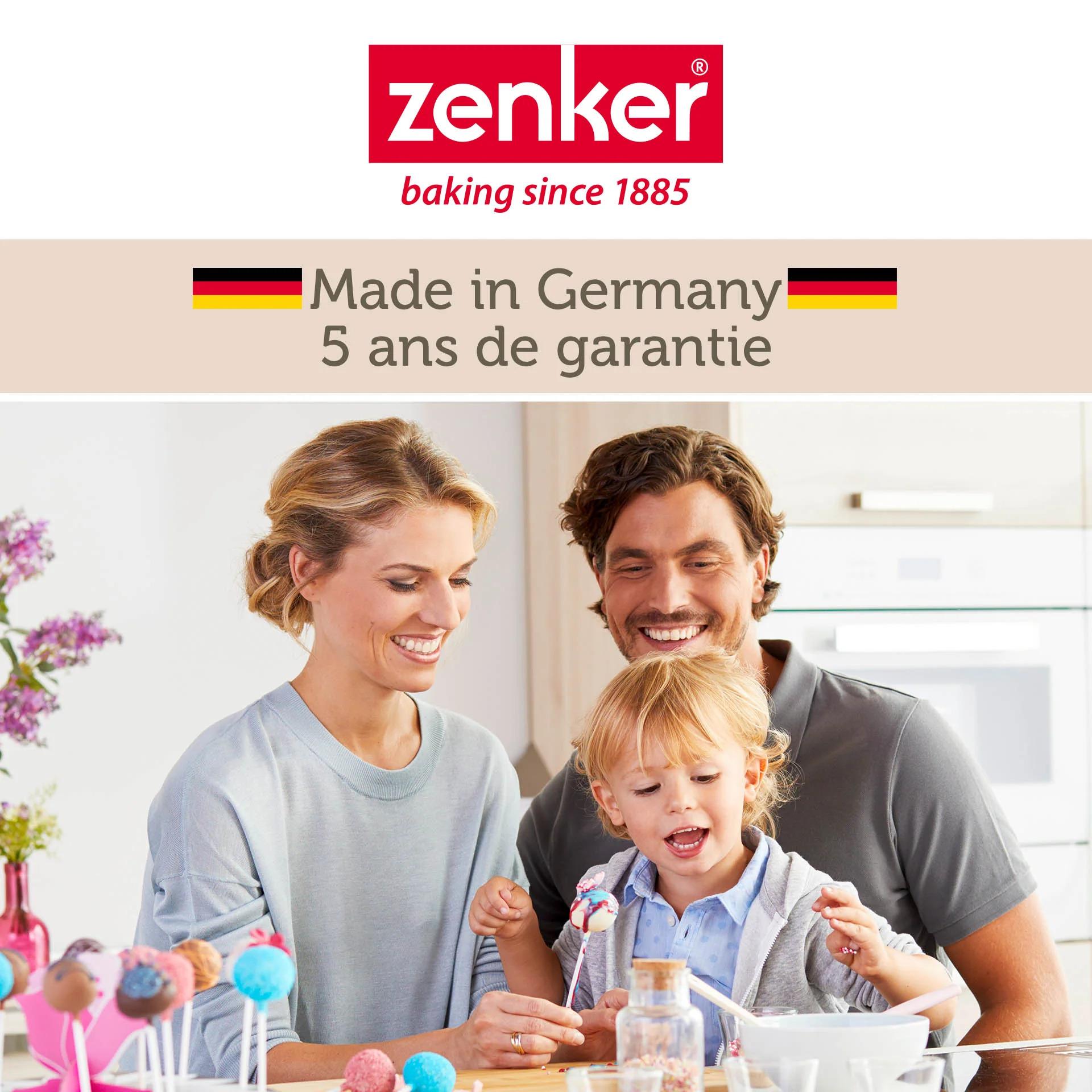 Lot de 2 moules à gâteaux 3D en forme de lapin de Pâques 600 ml Zenker Pâques