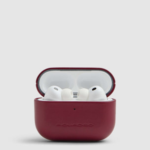 Piquadro Custodia in pelle per Airpods PRO 3