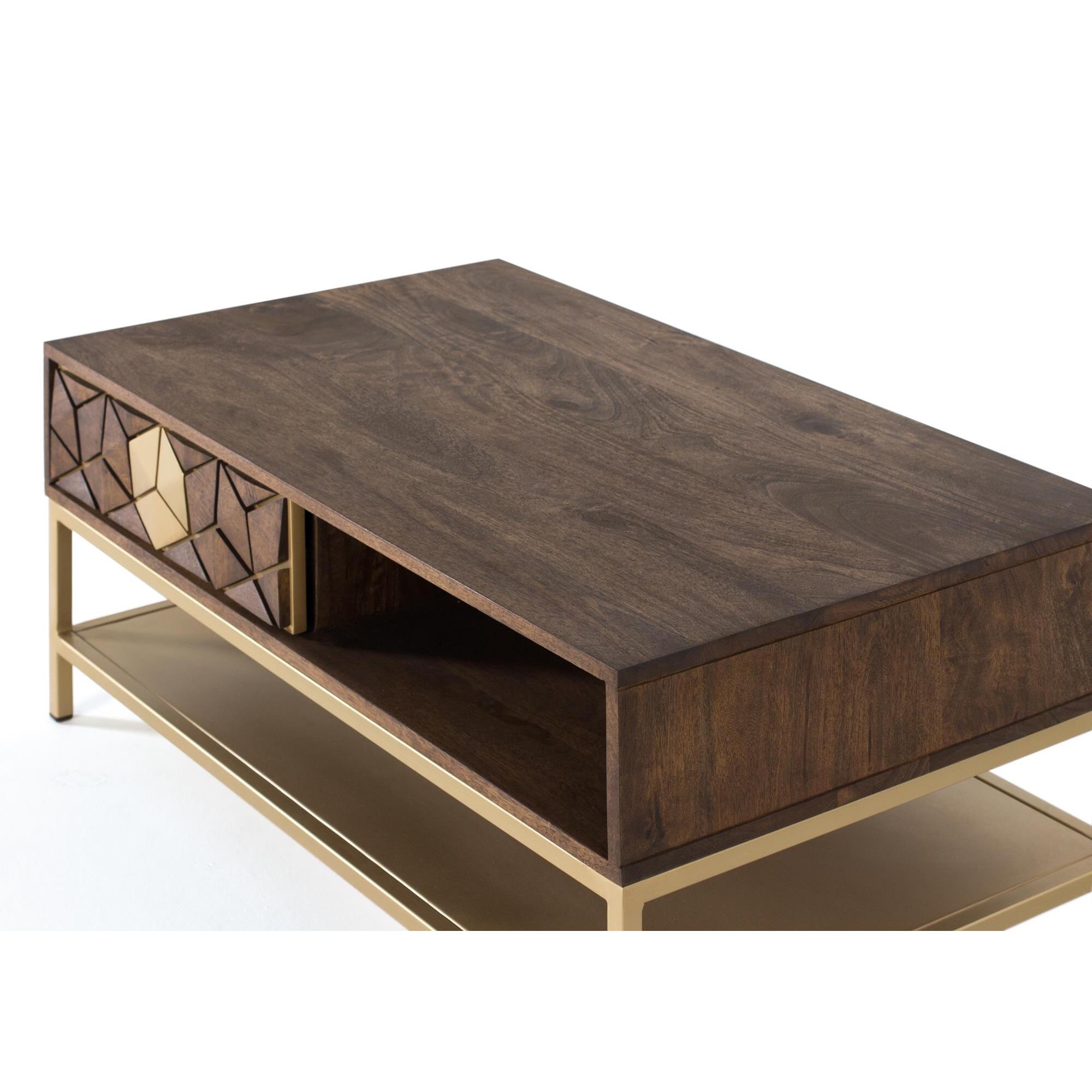 Mesa de centro - 43x100x60 cm