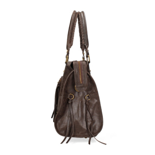 Borsa a spalla da donna - Modello Elara - Vera pelle - 41.0 x 28.0 x 13.0 cm