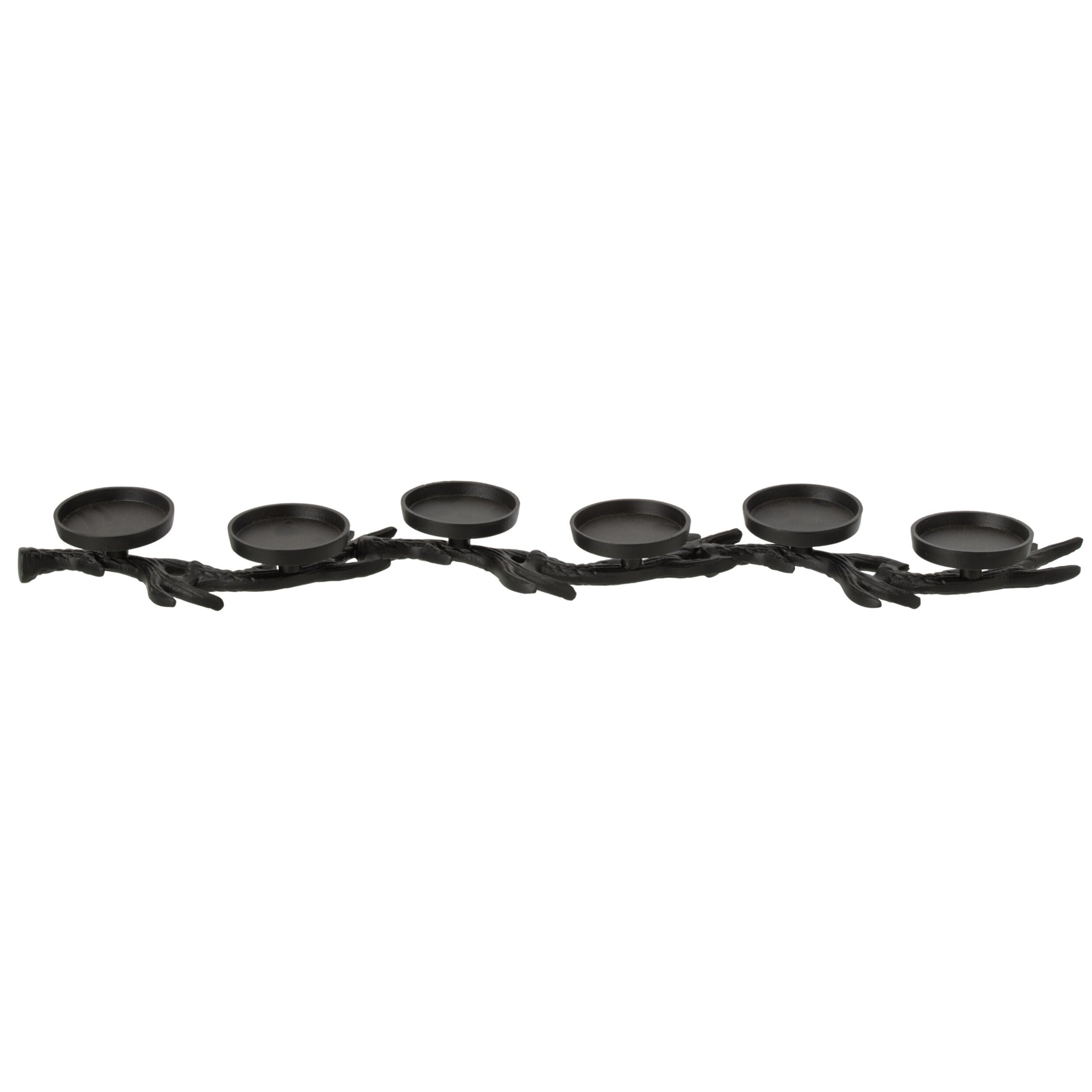 J-Line Chandelier Cerf Aluminium Noir