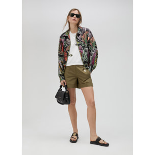 Giubbotto bomber stampato