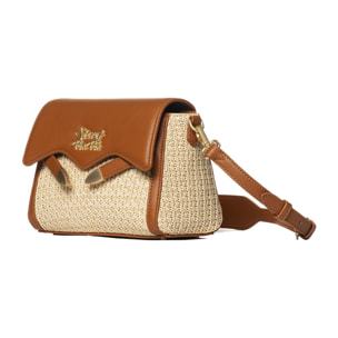 Borsa a tracolla da donna - Modello Eridana Nova - 100% poliuretano - 20.5 x 18.0 x 7.0 cm