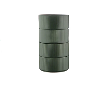 Bol SCANDI Ø12cm - 4 pièces - Olive