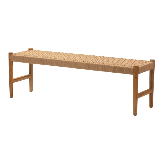 Banco Madera Teka Natural 140x41x46 Cm