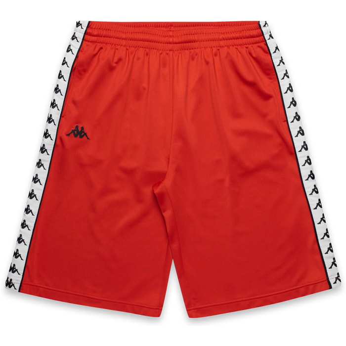 Pantaloni Corti Kappa Uomo 222 Banda Treadwellz Rosso