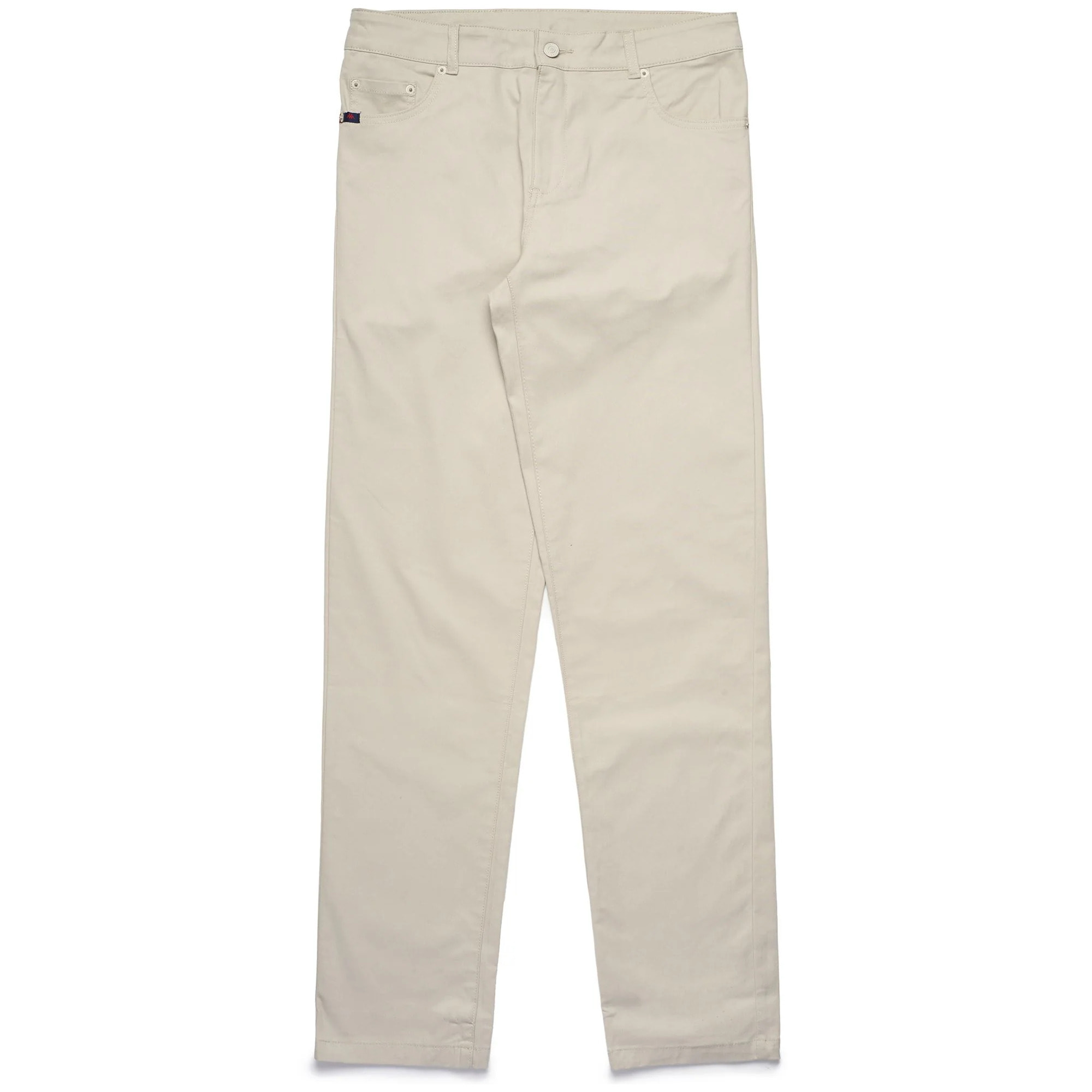 Pantaloni Robe di Kappa Uomo Jorman Comfort Peached Gabardine Grigio