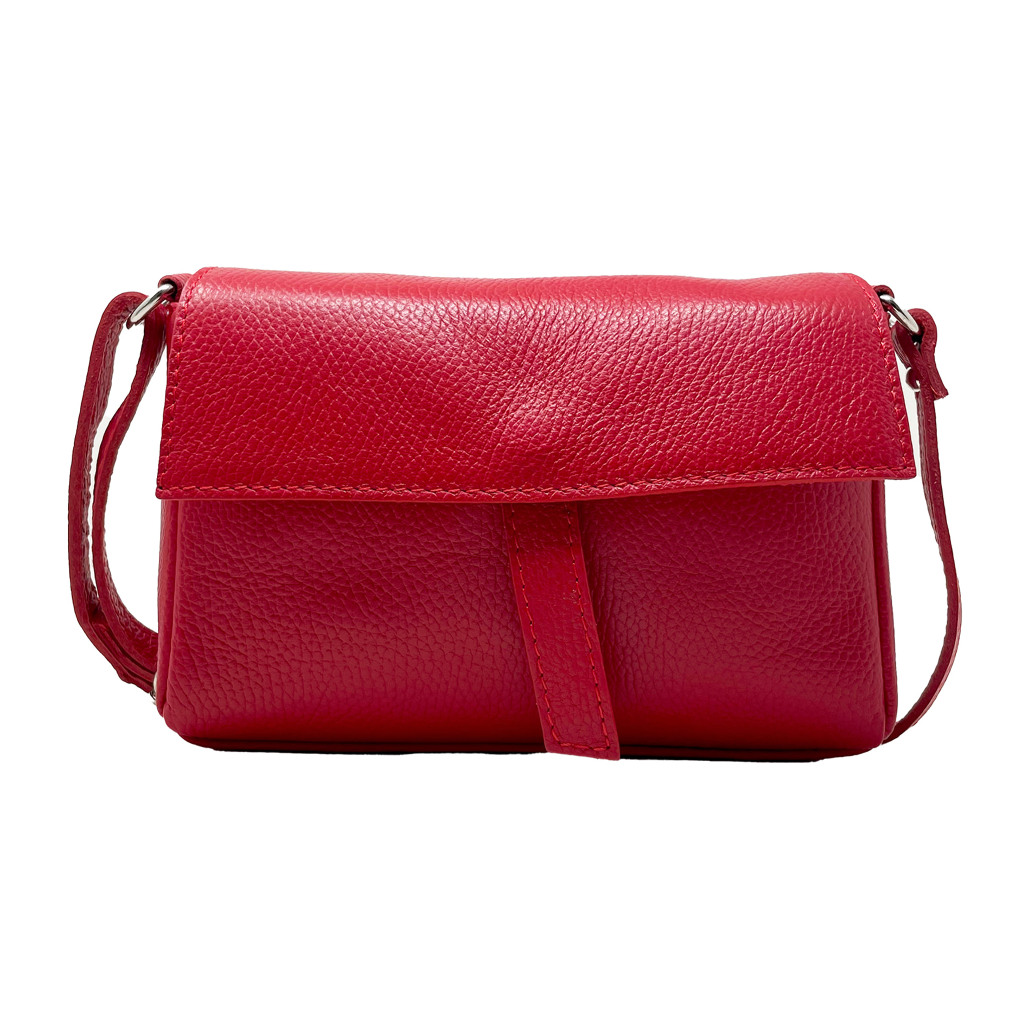 Borsetta a Tracolla Clutch in Vera Pelle Made in Italy