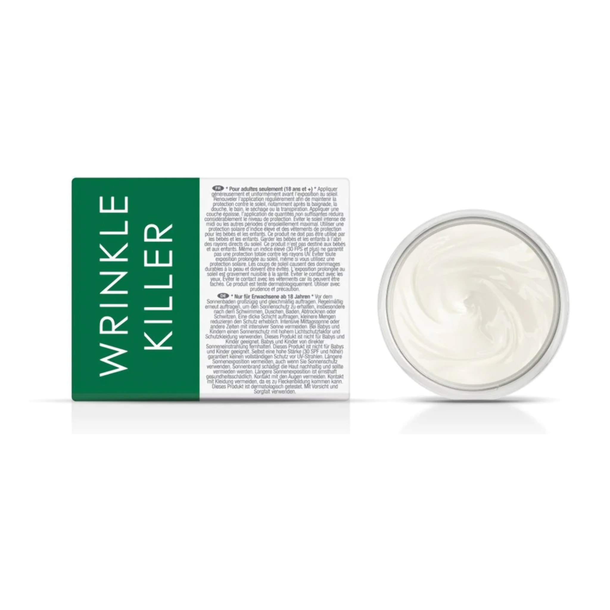 Crema corporal y crema hidratante de día Wrinkle Killer SPF 50+30