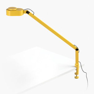 INVITING Lampe avec pince jaune