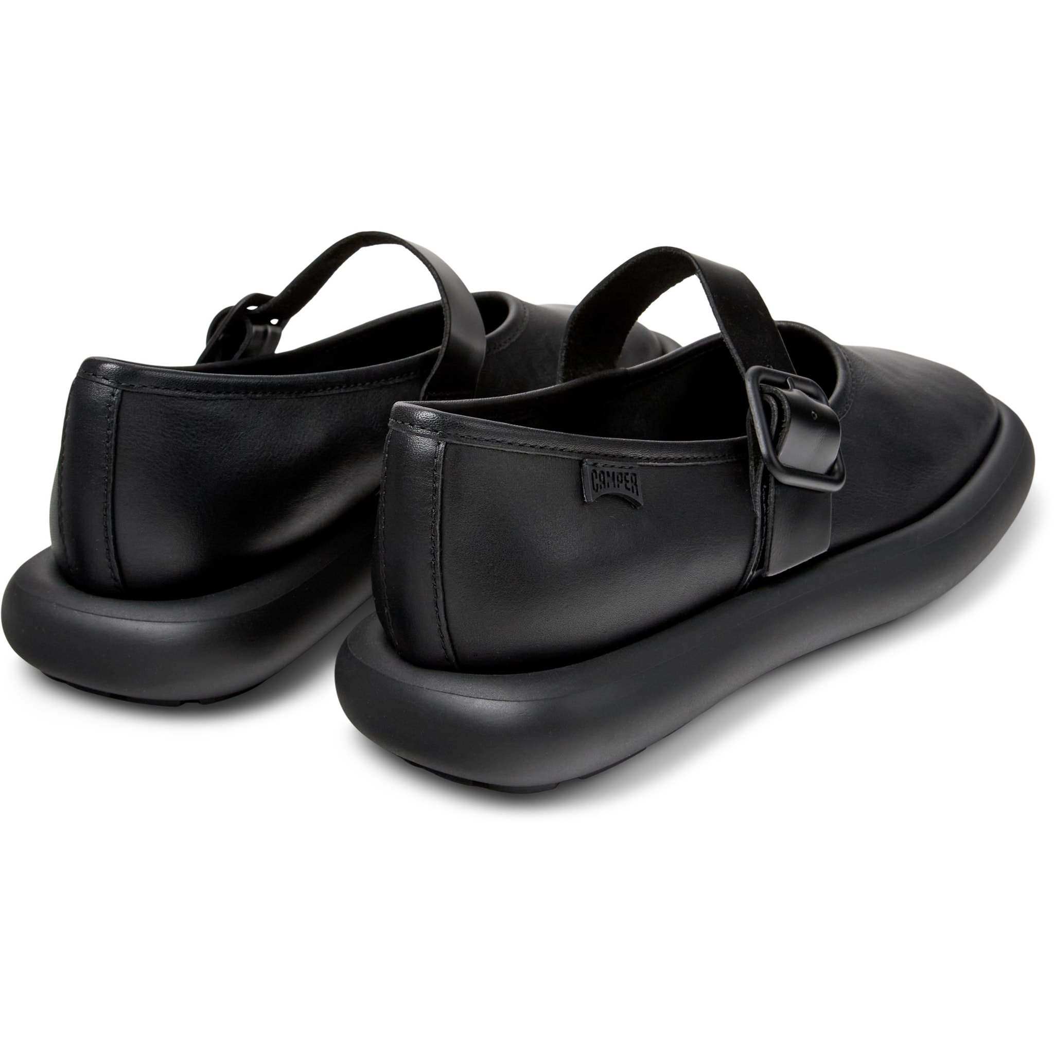 Bailarinas - CAMPER Onda - Negro - Cuero liso