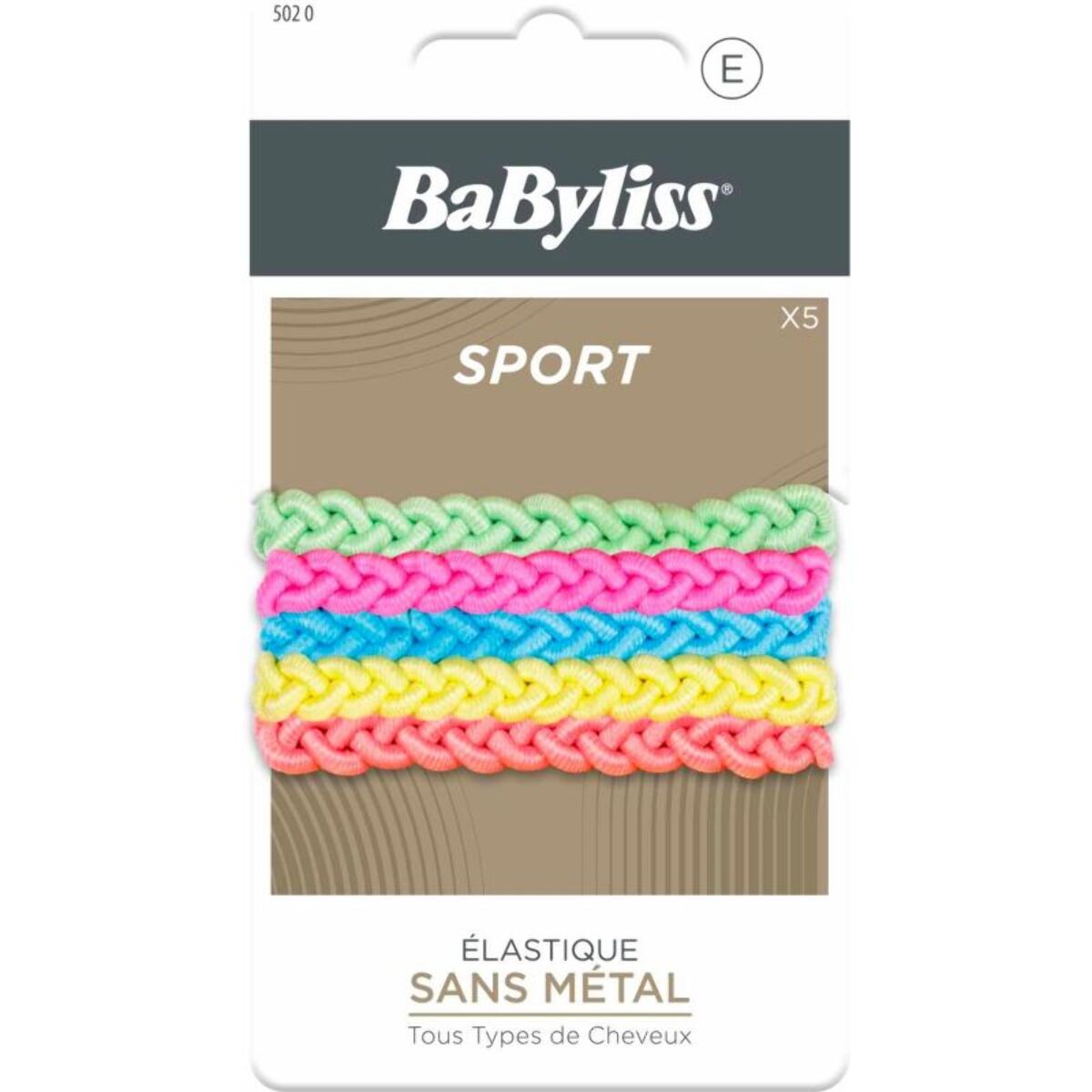 Elastique cheveux BABYLISS sans métal X5