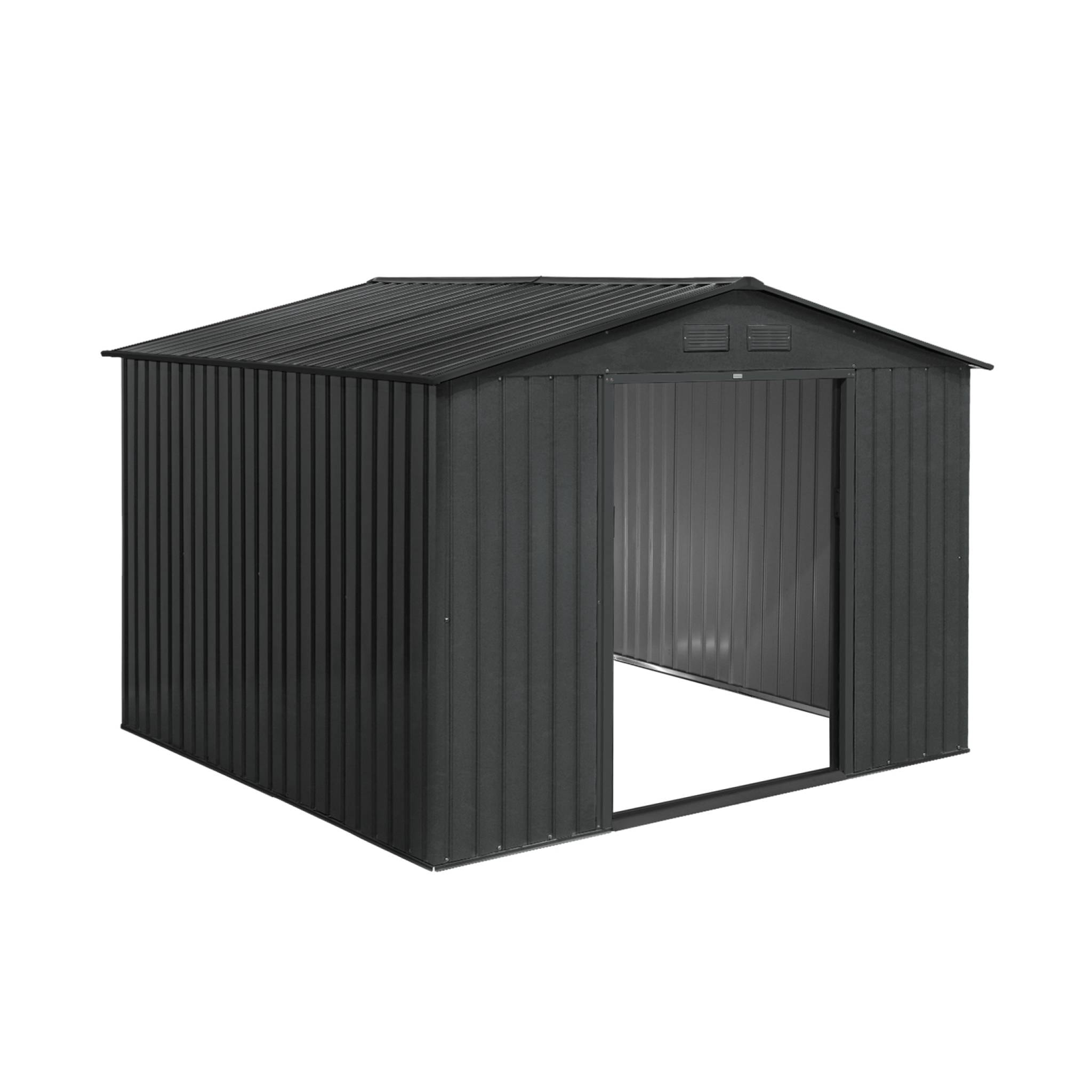 Abri de jardin métal 7,06m² avec kit d'ancrage CALAISIS