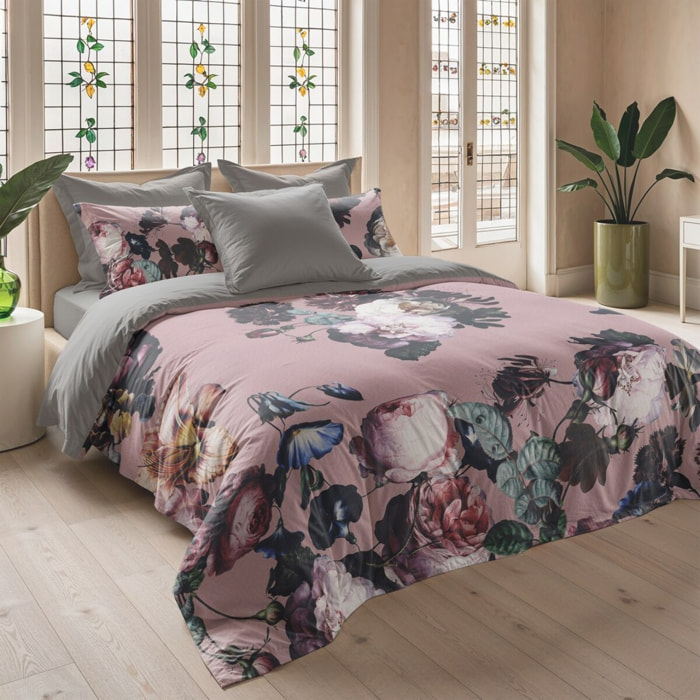 Housse de couette mao rose