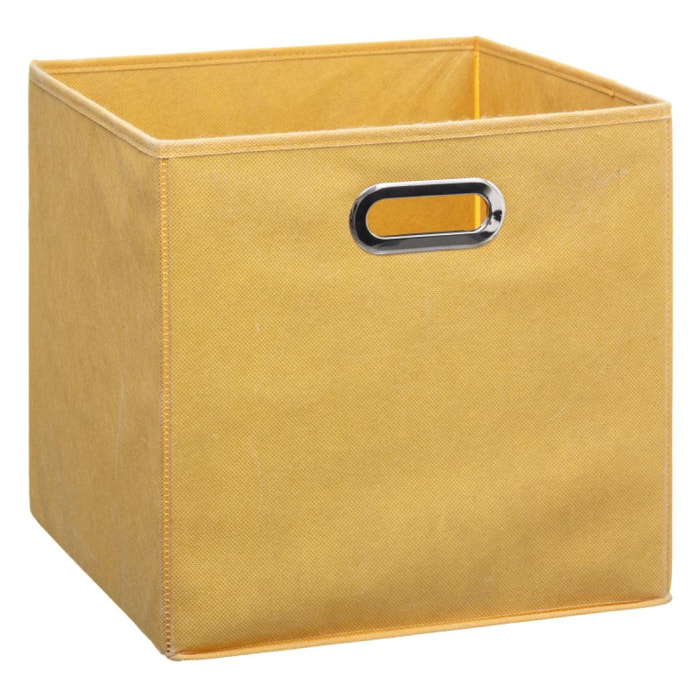 Boite de rangement 31 x 31 x 31 cm Atmosphera - Couleur: Ocre - Nombre de boites de rangement: 4 boites de rangement